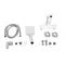 Змішувач для ванни Qtap Presto (з душовим гарнітуром) QTPRE259CRW45579 Chrome/White