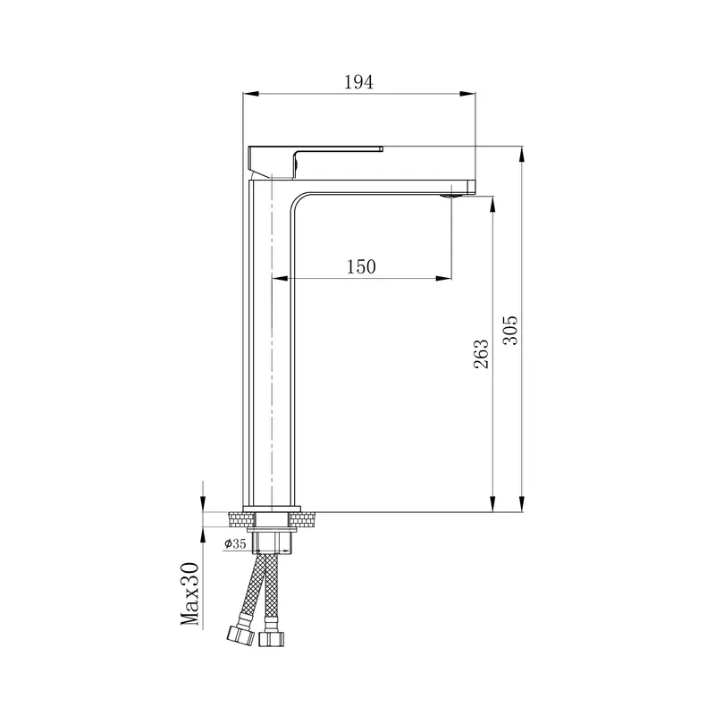 Змішувач для раковини Qtap Gemini високий QTGEM269CRW45679 Chrome/White Змішувач для раковини Qtap Gemini високий QTGEM269CRW45679 Chrome/White