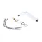 Змішувач для раковини Qtap Gemini високий QTGEM269CRW45679 Chrome/White Змішувач для раковини Qtap Gemini високий QTGEM269CRW45679 Chrome/White