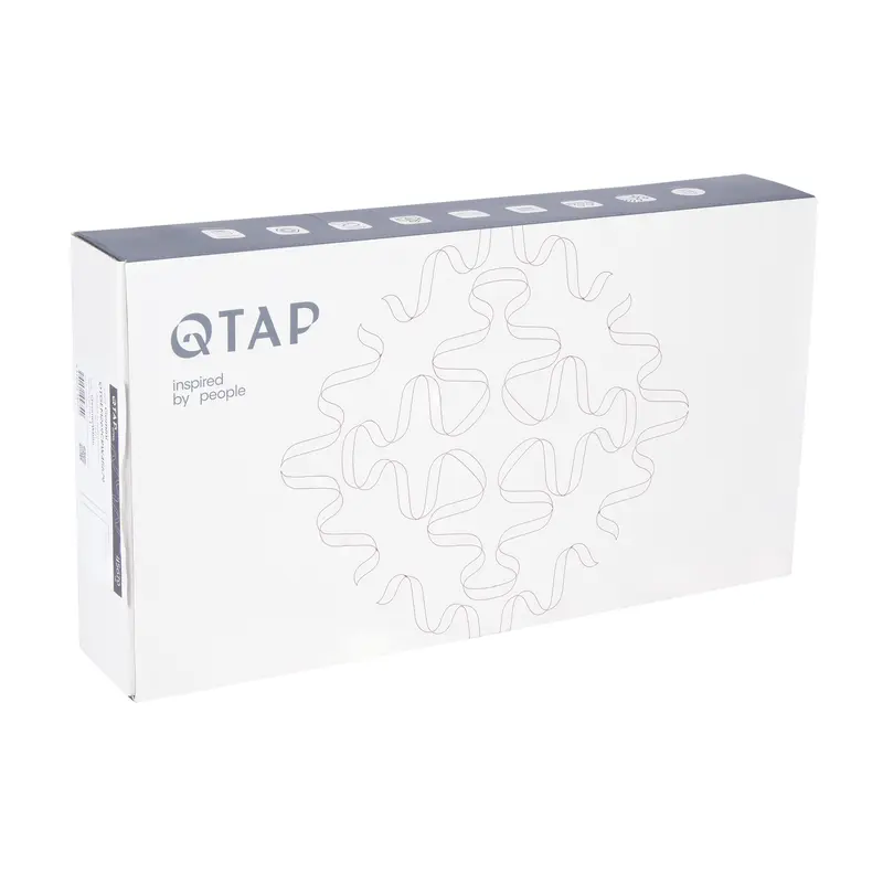 Змішувач для раковини Qtap Gemini високий QTGEM269CRW45679 Chrome/White Змішувач для раковини Qtap Gemini високий QTGEM269CRW45679 Chrome/White