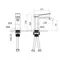Змішувач для біде Qtap Slavonice QTSLA255CRM45921 Chrome