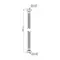 Шланг для води Thermo Alliance Standart 60 см NYLON 1/2"x1/2" ВВ TAS387W60