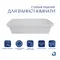Комплект Qtap Scorpio: Раковина врізна прамокутна 615х390х150 мм White + Донний клапан PU02