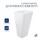 Комплект Qtap Tern: Раковина напольна моноблок 440х380х830 мм White + Донний клапан PU02O