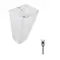 Комплект Qtap Tern: Раковина напольна моноблок 440х380х830 мм White + Донний клапан PU02O