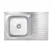 Кухонна мийка Brinex 5080-L 0,6 мм Satin (BRIN5080LSAT06)