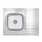 Кухонна мийка Brinex 6080-L 0,6 мм Satin (BRIN6080LSAT06)