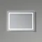 Дзеркало Qtap Mideya (DC-F614) 700х500 з LED-підсвічуванням Touch, з антизапотіванням, димером QT2078NCF07050W