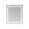 Дзеркало Lidz Kubis 700х800 з LED-підсвічуванням Touch, з антизапотіванням, з димером, рег. яскравості LD78LF904708048447