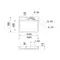 Раковина на пральну машину Qtap Arvin 595x595x115 мм, White QTARV2365WHI48575