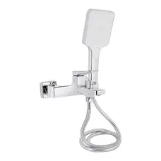 Змішувач для ванни Qtap Nando з душовим гарнітуром QTNAN259CRM48651 Chrome