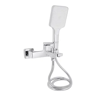 Змішувач для ванни Qtap Nando з душовим гарнітуром QTNAN259CRM48651 Chrome