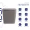 Унітаз підвісний Qtap Tern Ultra Quiet 520×345×325 мм, Stone grey, з сидінням Slim Duroplast / Soft-close / Quick Release QTTER26SG49000
