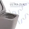Унітаз підвісний Qtap Tern Ultra Quiet 520×345×325 мм, Stone grey, з сидінням Slim Duroplast / Soft-close / Quick Release QTTER26SG49000