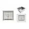 Мийка для кухні інтегрована під стільницю Lidz Handmade H4843 Brushed Steel 3,0/1,0 мм LDH4843BRU49441