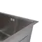 Мийка для кухні інтегрована під стільницю Lidz Handmade H4843 Brushed Steel 3,0/1,0 мм LDH4843BRU49441