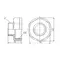 Перехід SD Forte 1" 1/2х1" ВЗ SF3604025