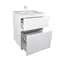 Комплект Qtap Albatross 605х825х460 White тумба підлогова + раковина урізна QT0171TN600D3060CW