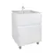 Комплект Qtap Albatross 605х825х460 White тумба підлогова + раковина урізна QT0171TN600D3060CW