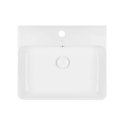 Раковина Qtap Nando 500х420х130 White з донним клапаном QT1211K404AW