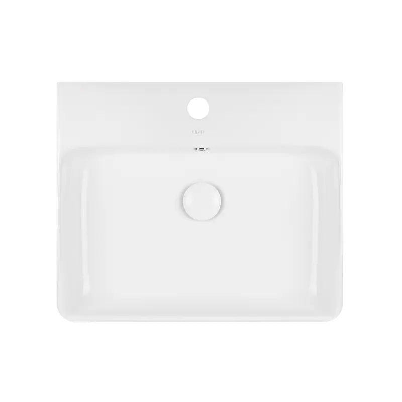Раковина Qtap Nando 500х420х130 White з донним клапаном QT1211K404AW