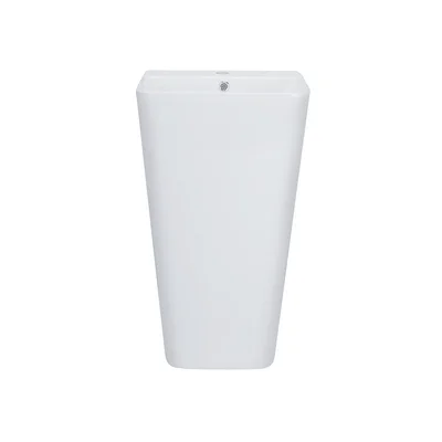 Раковина для підлоги моноблок Qtap Tern 440х380х830mm White з донним клапаном QT1711G302W