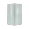 Душова кабіна Lidz Latwa SC80x80.SAT.LOW.FR, скло Frost 4 мм без піддона