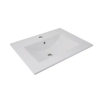 Раковина Qtap Albatross 620х460х180 White без донного клапану QT01113060CW1