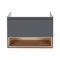 Тумба підвісна Qtap Robin 900х580х500 GRAPHITE/WHITISH OAK QT1374TPВ9002NGWO