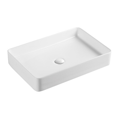 Раковина-чаша Qtap Tern 600x405x110 White з донним клапаном QT17112174W