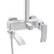 Душова система універсальна Qtap Swan Cascada на три споживачі (з виливом) QTSWA111CRM45566 Chrome