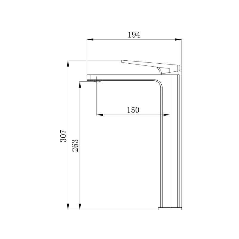 Змішувач для раковини Qtap Gemini Loop високий QTGEM269CRM45700 Chrome Змішувач для раковини Qtap Gemini Loop високий QTGEM269CRM45700 Chrome