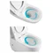 Унітаз підлоговий Qtap Robin New Ultra Quiet безобідковий з сидінням Soft-close WHITE QT13226083AW