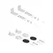 Унітаз підлоговий Qtap Robin Ultra Quiet безобідковий з сидінням Soft-close MATT BLACK QT13226083AMB