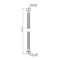 Шланг для води Thermo Alliance Standart 80 см NYLON 1/2"x1/2" ВВ TAS387W80