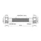 Шланг для води Thermo Alliance Forte D10 (посилений) 50 см NYLON 1/2"x1/2" ВВ TAF383W50