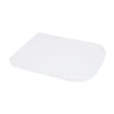 Сидіння для унітаза підлогового (Aries) 445×360×30 мм, White, з мікроліфтом? Slim Duroplast, Quick Release QT03228302W3 Qtap