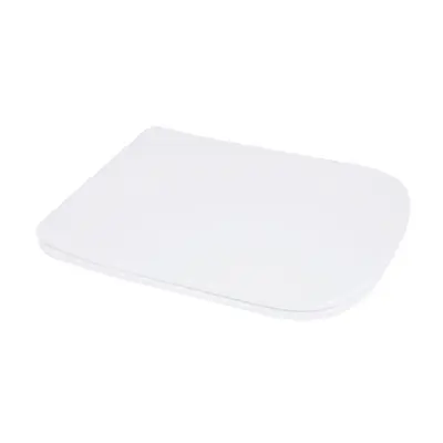 Сидіння для унітаза підлогового (Aries) 445×360×30 мм, White, з мікроліфтом? Slim Duroplast, Quick Release QT03228302W3 Qtap