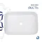 Комплект Qtap Virgo N: Раковина накладна 560x380x130 мм, White, прямокутна + Донний клапан Pop-up PU02