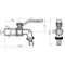 Кран кульовий для поливу Thermo Alliance Forte 3/4"З незамерзаючий TAF141W20