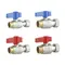 Комплект прямих кранів Thermo Alliance Standart 1/2"ВН-3/4"ВН з накидною гайкою для підключення котла TAS262RBW1520
