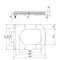 Сидіння для унітазу Qtap (Stork, Aquarius 630) 420x336x22 мм, White, з мікроліфтом, Slim Duroplast, Quick Release QTSC179W49263