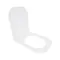 Сидіння для унітазу Qtap (Stork, Aquarius 630) 420x336x22 мм, White, з мікроліфтом, Slim Duroplast, Quick Release QTSC179W49263