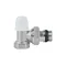 Кран радіаторний Icma 1/2" з антипротіканням кутовий без ручки №805+940