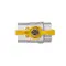 Кран кульовий Thermo Alliance Standart 1" ВР для газу (метелик) SD602NG25PN40