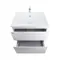 Комплект Qtap Albatross 605х725х460 White тумба підвісна + раковина урізна QT0172TP600D3060CW