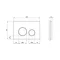 Панель змиву для унітаза Qtap Nest QT0111M11V1146MB