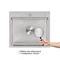 Мийка для кухні інтегрована Lidz Handmade H5045 (LDH5045BRU35383) Brushed Steel 3,0/1,0 мм