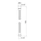 Шланг Lidz Niagara 03 1,5 м LDNIA03CRM35452 Chrome