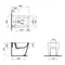 Біде підлогове Qtap Crow 545х360х410 White QT05443370W